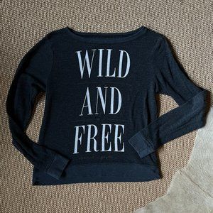 Spiritual Gangster | Wild & Free Pullover Crewneck Sweater | Size S